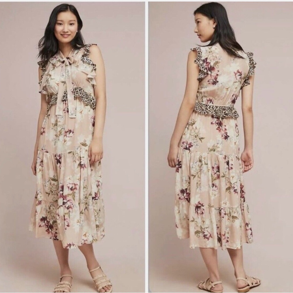 Anthropologie  Silk Katchel dress